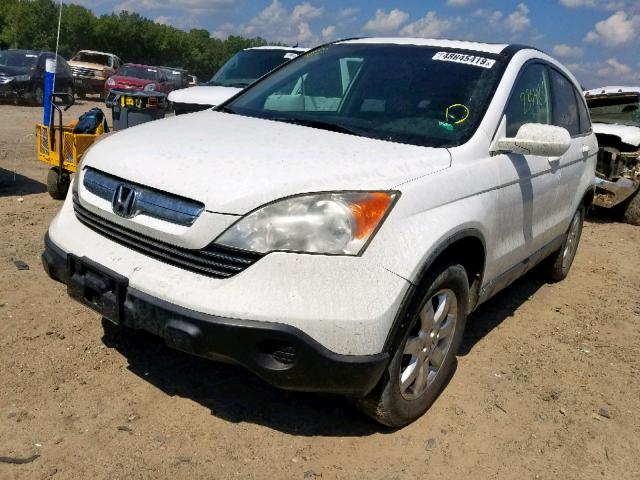 JHLRE48748C041665 - 2008 HONDA CR-V EXL WHITE photo 2