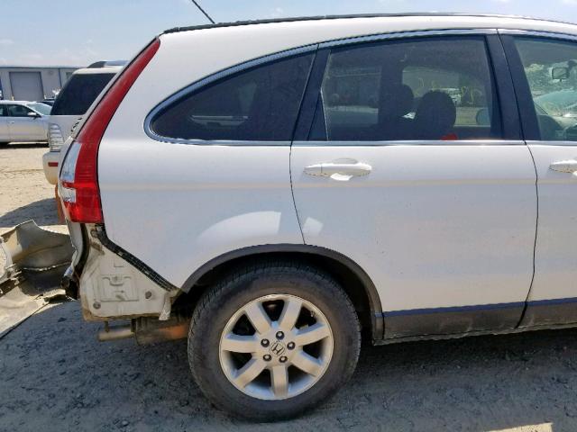 JHLRE48748C041665 - 2008 HONDA CR-V EXL WHITE photo 9