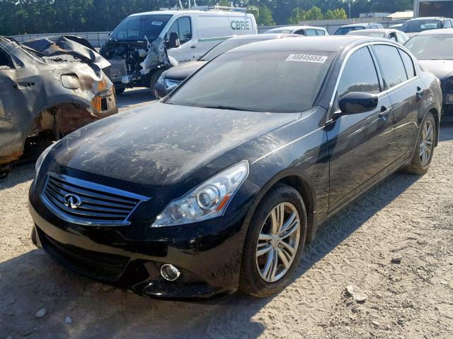 JN1CV6AP6DM302312 - 2013 INFINITI G37 BASE BLACK photo 2