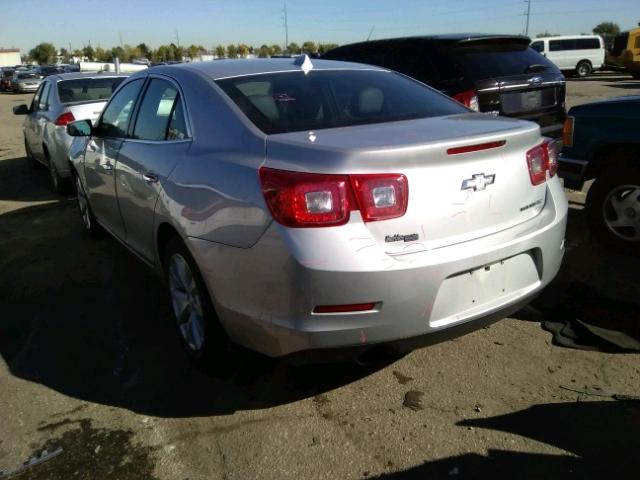 1G11H5SL5EF195463 - 2014 CHEVROLET MALIBU LTZ 银色 照片 3
