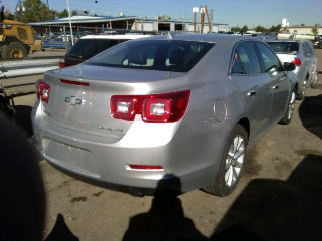 1G11H5SL5EF195463 - 2014 CHEVROLET MALIBU LTZ 银色 照片 4