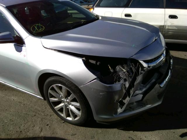 1G11H5SL5EF195463 - 2014 CHEVROLET MALIBU LTZ 银色 照片 9