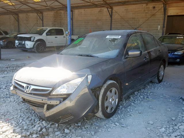 3HGCM564X6G709758 - 2006 HONDA ACCORD LX GRAY photo 2