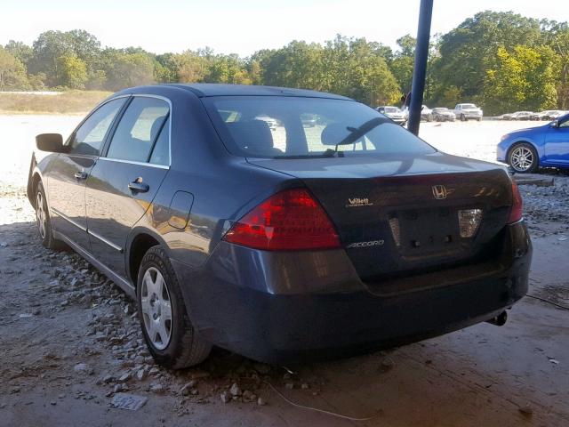 3HGCM564X6G709758 - 2006 HONDA ACCORD LX GRAY photo 3