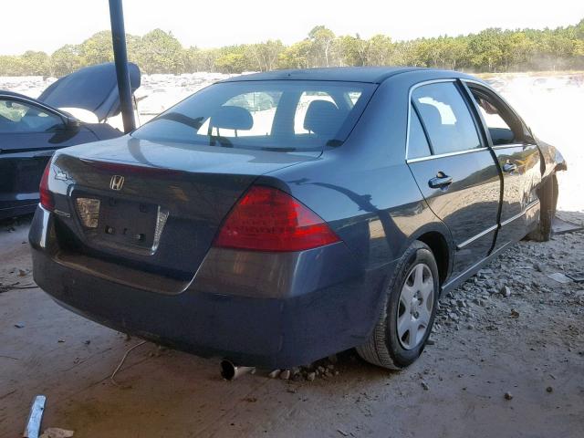 3HGCM564X6G709758 - 2006 HONDA ACCORD LX GRAY photo 4