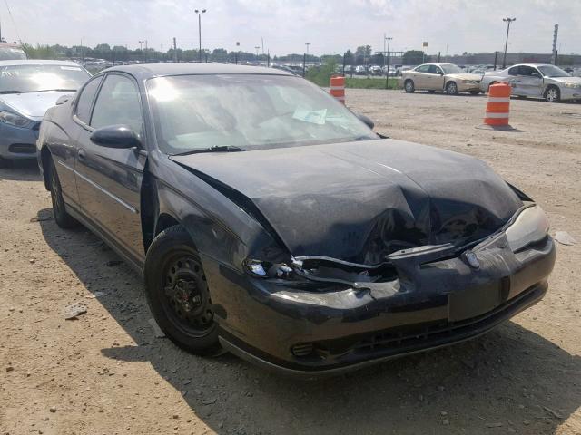 2G1WW12E919233253 - 2001 CHEVROLET MONTE CARL შავი ფოტო 1