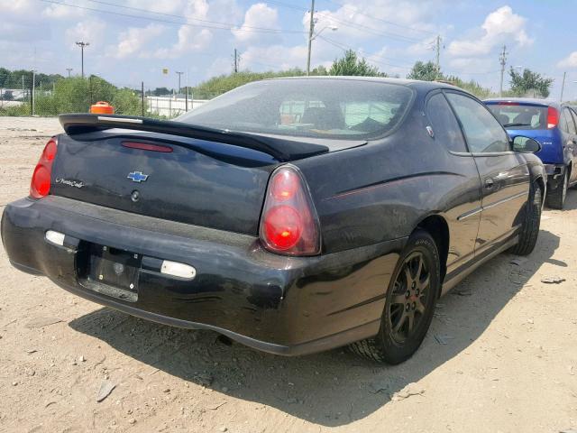 2G1WW12E919233253 - 2001 CHEVROLET MONTE CARL შავი ფოტო 4