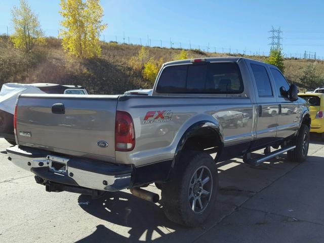 1FTWW31P05EB35592 - 2005 FORD F350 SRW S GOLD photo 4