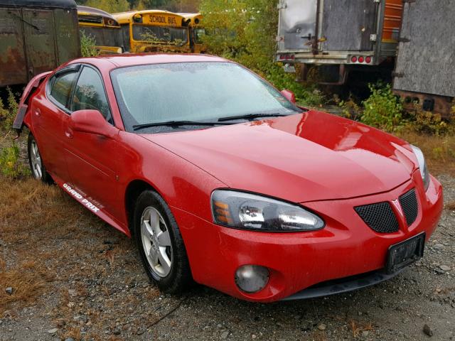 2G2WP552271129499 - 2007 PONTIAC GRAND PRIX RED photo 1