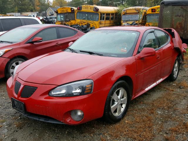 2G2WP552271129499 - 2007 PONTIAC GRAND PRIX RED photo 2