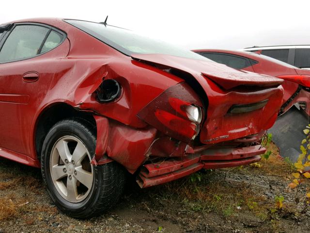 2G2WP552271129499 - 2007 PONTIAC GRAND PRIX RED photo 9