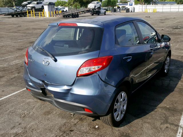 JM1DE1KZ7E0171663 - 2014 MAZDA MAZDA2 SPO 蓝色 照片 4