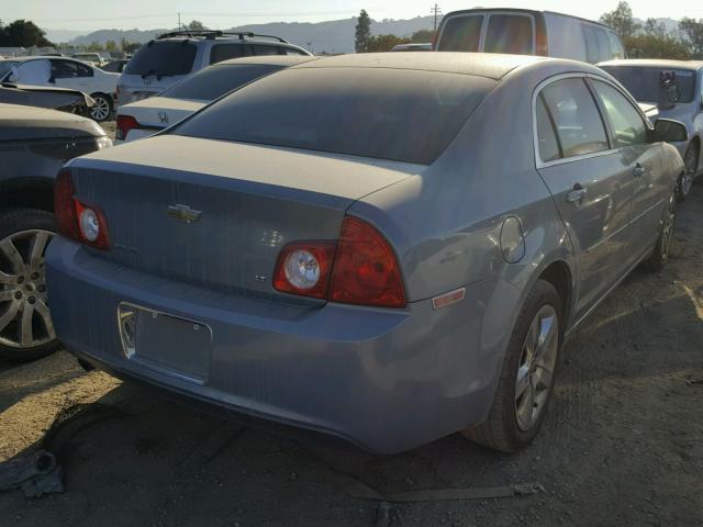 1G1ZH57B79F228939 - 2009 CHEVROLET MALIBU 1LT BLUE photo 4