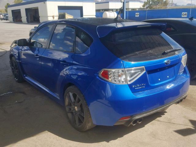 JF1GR7E61BG806410 - 2011 SUBARU IMPREZA WR BLUE photo 3