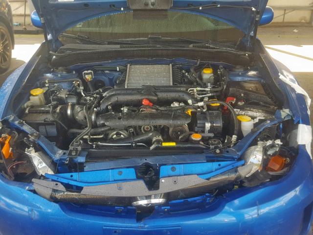 JF1GR7E61BG806410 - 2011 SUBARU IMPREZA WR BLUE photo 7