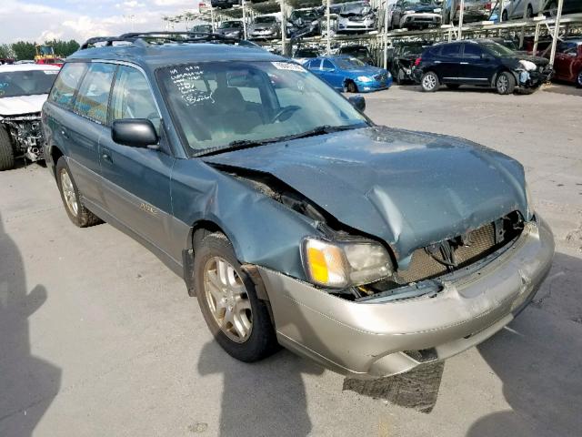 4S3BH665217604780 - 2001 SUBARU LEGACY OUT GREEN photo 1