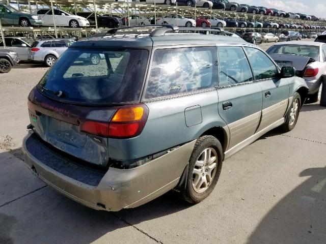 4S3BH665217604780 - 2001 SUBARU LEGACY OUT GREEN photo 4