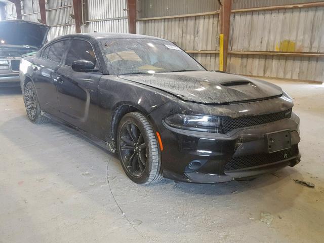 2C3CDXHG6JH210292 - 2018 DODGE CHARGER SX BLACK photo 1