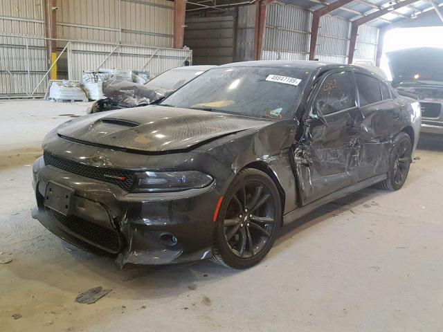 2C3CDXHG6JH210292 - 2018 DODGE CHARGER SX BLACK photo 2