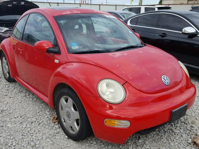 3VWCB21C41M448524 - 2001 VOLKSWAGEN NEW BEETLE RED photo 1