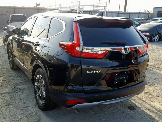 7FARW1H80HE034009 - 2017 HONDA CR-V EXL BLACK photo 3