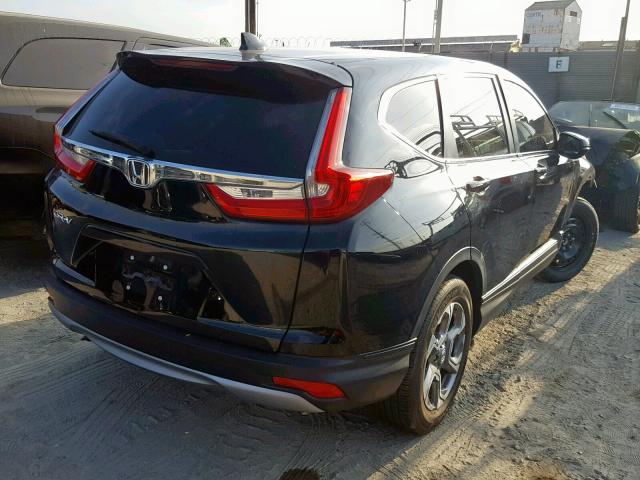 7FARW1H80HE034009 - 2017 HONDA CR-V EXL BLACK photo 4