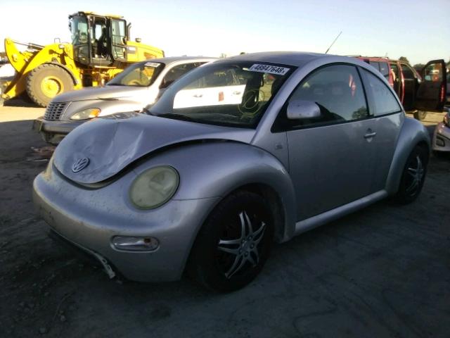 3VWBA21C5XM448782 - 1999 VOLKSWAGEN NEW BEETLE SILVER photo 2