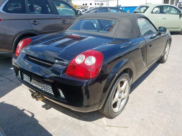 JTDFR320930056263 - 2003 TOYOTA MR2 SPYDER BLACK photo 4