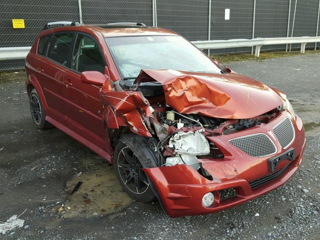 5Y2SL67837Z422882 - 2007 PONTIAC VIBE BURGUNDY photo 1