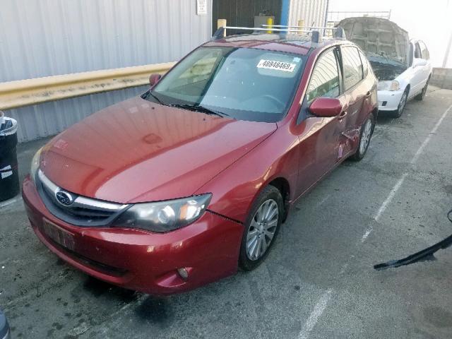 JF1GH6B6XAH814807 - 2010 SUBARU IMPREZA 2. RED photo 2