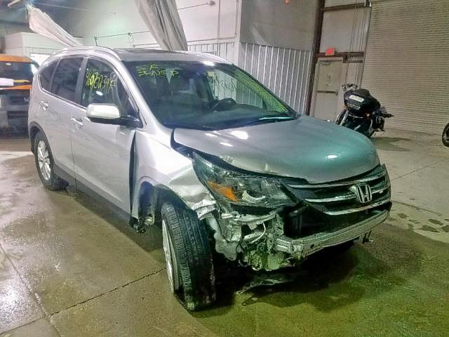 2HKRM4H76EH616316 - 2014 HONDA CR-V EXL GRAY photo 1