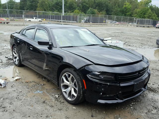 2C3CDXHG8GH327803 - 2016 DODGE CHARGER SX BLACK photo 1