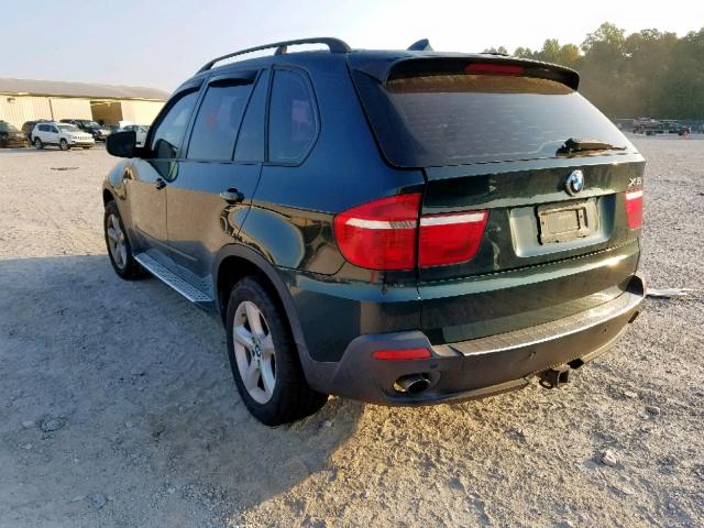 5UXFE43528L004246 - 2008 BMW X5 3.0I GREEN photo 3