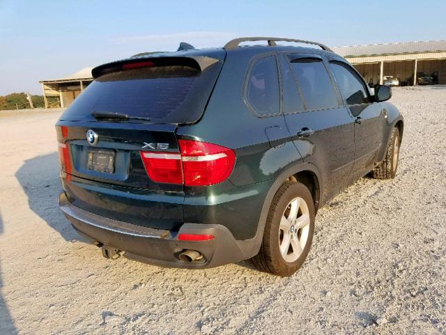 5UXFE43528L004246 - 2008 BMW X5 3.0I GREEN photo 4