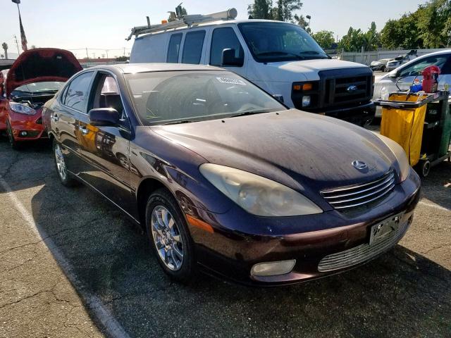 JTHBA30G145008832 - 2004 LEXUS ES 330 MAROON photo 1