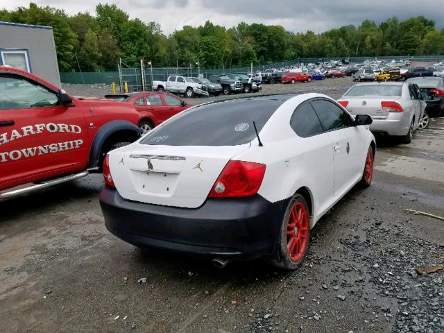 JTKDE177160110276 - 2006 TOYOTA SCION TC თეთრი ფოტო 4