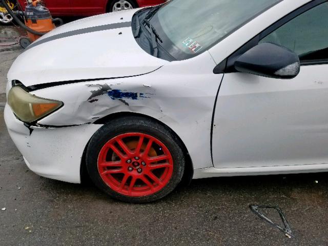 JTKDE177160110276 - 2006 TOYOTA SCION TC თეთრი ფოტო 9