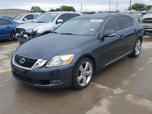 JTHBL96S685000868 - 2008 LEXUS GS 460 GRAY photo 2