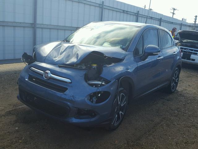 ZFBCFXAB5HP587046 - 2017 FIAT 500X POP BLUE photo 2