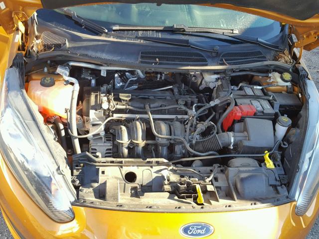 3FADP4BJ8GM148436 - 2016 FORD FIESTA SE ORANGE photo 7