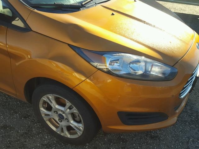 3FADP4BJ8GM148436 - 2016 FORD FIESTA SE ORANGE photo 9