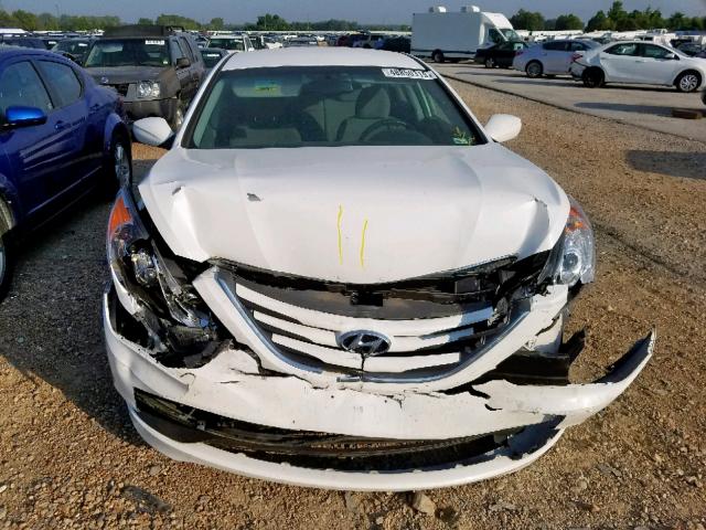 5NPEB4AC7EH865610 - 2014 HYUNDAI SONATA GLS WHITE photo 7