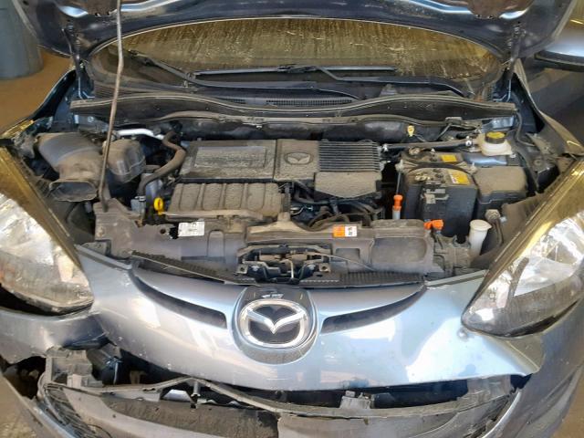 JM1DE1KZ1E0174140 - 2014 MAZDA MAZDA2 SPO BLUE photo 7