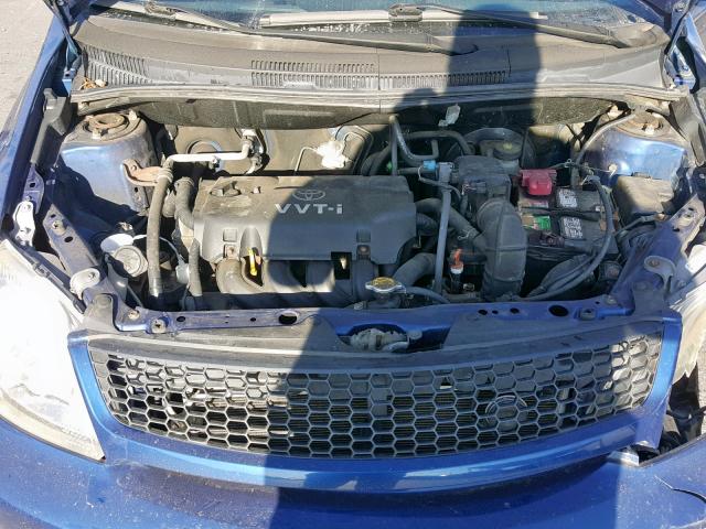 JTKKT604150124171 - 2005 TOYOTA SCION XA BLUE photo 7