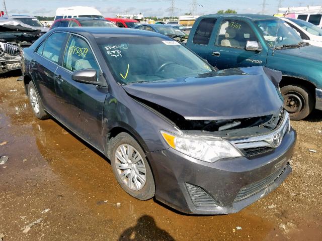 4T4BF1FK6DR312345 - 2013 TOYOTA CAMRY L GRAY photo 1