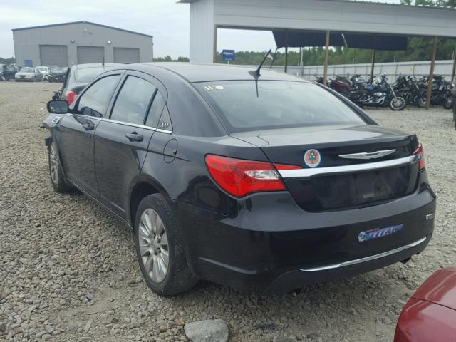 1C3CCBAG4DN760912 - 2013 CHRYSLER 200 LX BLACK photo 3