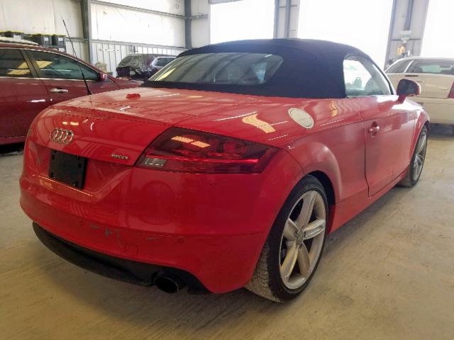 TRU4FAFK3C1009620 - 2012 AUDI TT PRESTIG RED photo 4