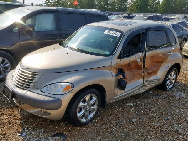 3C8FY68B22T339696 - 2002 CHRYSLER PT CRUISER GOLD photo 2