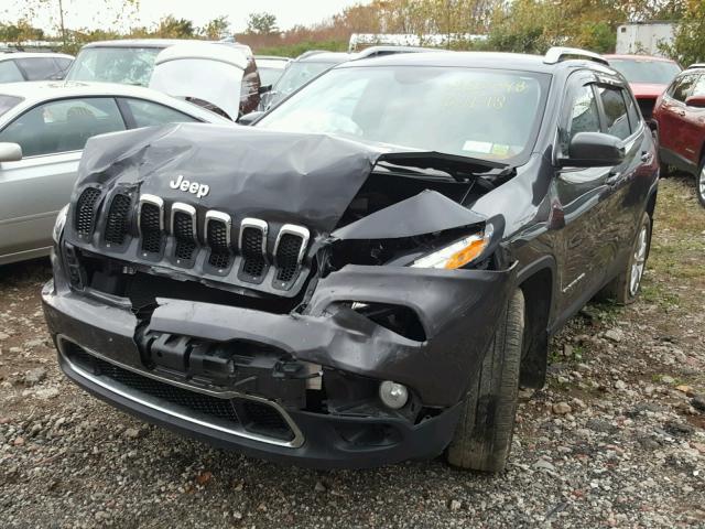 1C4PJMDS5FW609847 - 2015 JEEP CHEROKEE L GRAY photo 2