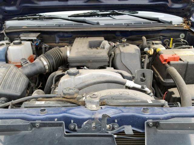 1GCHTCFE4B8107510 - 2011 CHEVROLET COLORADO L BLUE photo 7